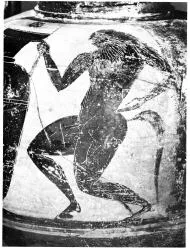 AMPHORA, NECK (IONIAN, BLACK-FIGURE)