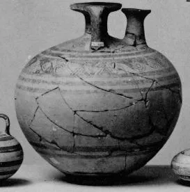 STIRRUP JAR (MYCENEAN)