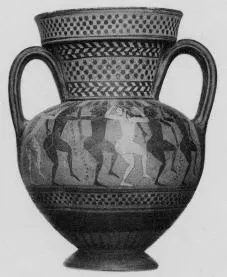 AMPHORA, BELLY (CORINTHIAN, BLACK-FIGURE)