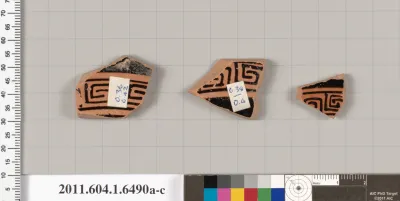 Terracotta fragment of a kylix (drinking cup)