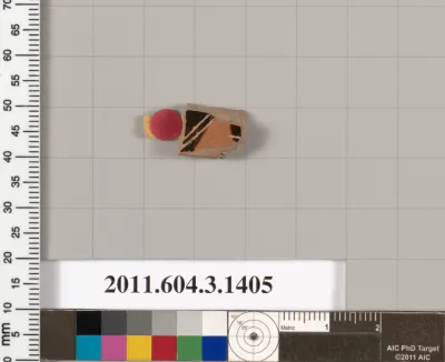 Terracotta fragment of a skyphos (deep drinking cup)