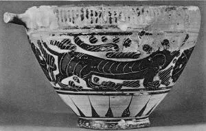SKYPHOS (CORINTHIAN, BLACK-FIGURE)