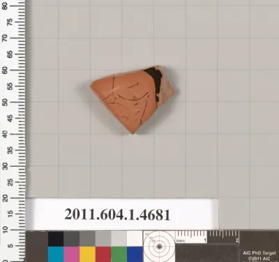 Terracotta fragment of a kylix (drinking cup)