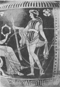 KRATER, COLUMN (SOUTH ITALIAN, APULIAN, RED-FIGURE)