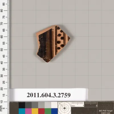 Terracotta fragment of an oinochoe (jug)