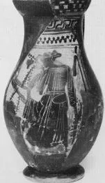 OLPE (ATHENIAN, BLACK-FIGURE)