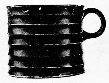MUG (ATHENIAN, BLACK GLAZE)