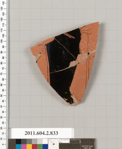 Terracotta fragment of a bell-krater (bowl for mixing wine and water)