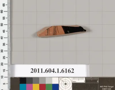 Terracotta fragment of a kylix (drinking cup)