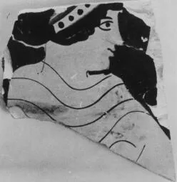 KRATER, CALYX, FRAGMENT (ATHENIAN, RED-FIGURE)