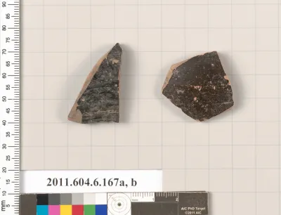 Terracotta fragments of open shapes