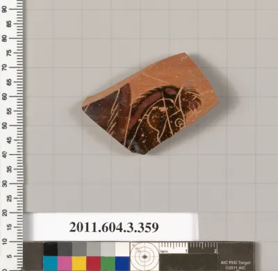 Terracotta fragment of a neck-amphora (jar)