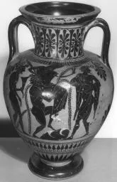AMPHORA, NECK (ATHENIAN, BLACK-FIGURE)