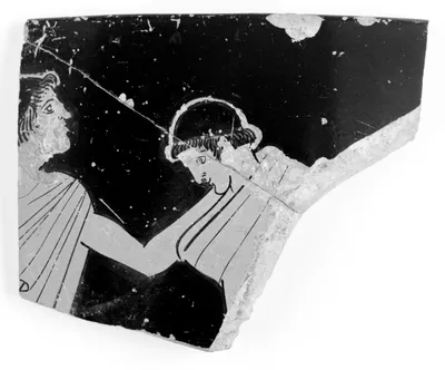 Attic Red-Figure Cup Fragment