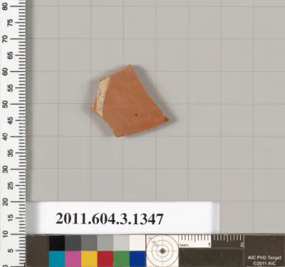 Terracotta fragment of a skyphos (deep drinking cup)