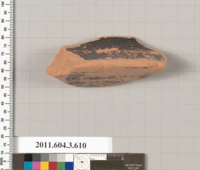 Terracotta fragment of a column-krater (bowl for mixing wine and water)