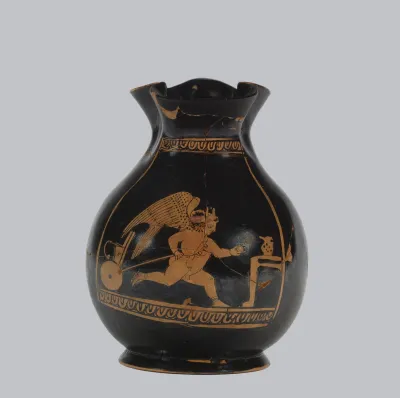 Chous with Eros Pulling Toy Cart