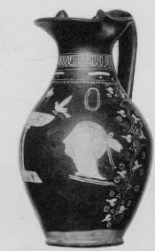 OINOCHOE (SOUTH ITALIAN, GNATHIAN, BLACK GLAZE)