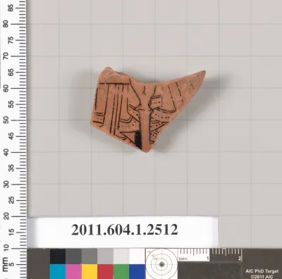 Terracotta fragment of a kylix (drinking cup)