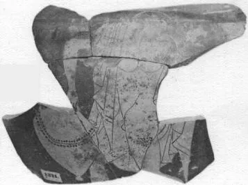 KRATER, COLUMN, FRAGMENT (ATHENIAN, RED-FIGURE)