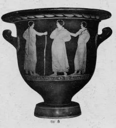 KRATER, BELL (SOUTH ITALIAN, CAMPANIAN, RED-FIGURE)