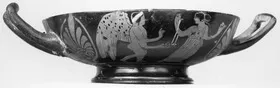 CUP, STEMLESS (ATHENIAN, RED-FIGURE)