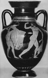 AMPHORA, BELLY, TYPE B (ATHENIAN, RED-FIGURE)