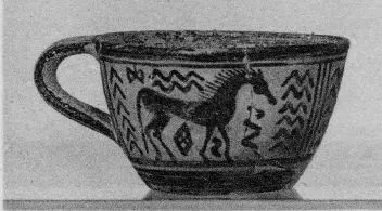 MUG (BOEOTIAN GEOMETRIC, SILHOUETTE)