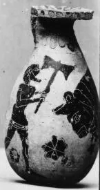 ALABASTRON (CORINTHIAN, BLACK-FIGURE)