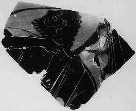 HYDRIA, FRAGMENT (ATHENIAN, BLACK-FIGURE)