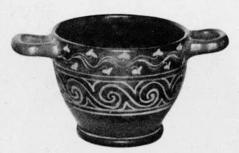 SKYPHOS (SOUTH ITALIAN, BLACK GLAZE)