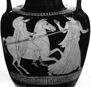AMPHORA, NECK (ATHENIAN, RED-FIGURE)