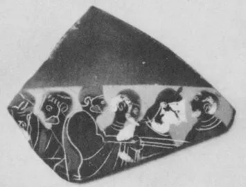 CUP, LITTLE MASTER BAND (ATHENIAN, BLACK-FIGURE)