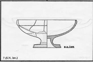 PLATE, STEMMED (ATHENIAN, BLACK GLAZE)