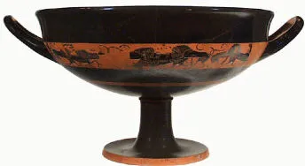 CUP, LITTLE MASTER BAND (ATHENIAN, BLACK-FIGURE)