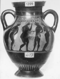 AMPHORA, BELLY, TYPE B (ATHENIAN, BLACK-FIGURE)
