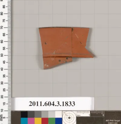 Terracotta fragment of a kylix: Lip cup (drinking cup)