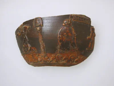 Terracotta bowl fragment