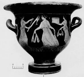 KRATER, BELL (SOUTH ITALIAN, APULIAN, RED-FIGURE)
