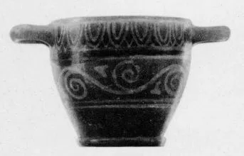 SKYPHOS (SOUTH ITALIAN, BLACK GLAZE)