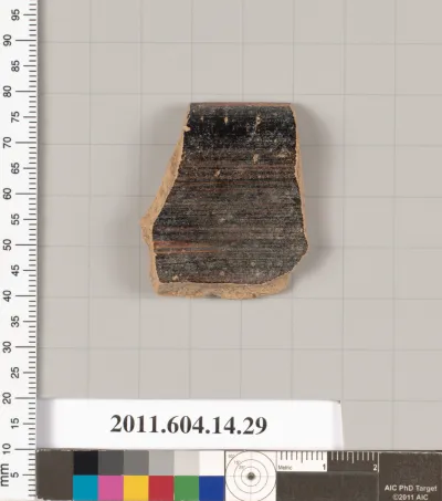 Terracotta fragment of a skyphos (deep drinking cup)?