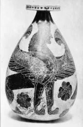 ALABASTRON (CORINTHIAN, BLACK-FIGURE)
