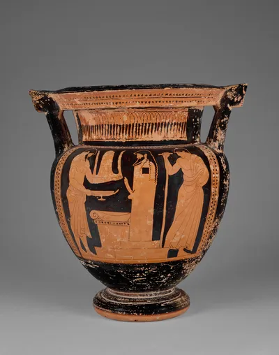 Attic Red-Figure Column Krater