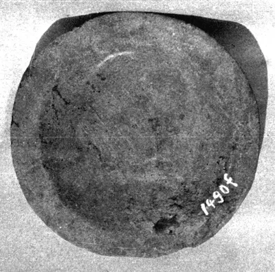 Deckel mit breitem Rand ohne Knopf