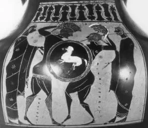 AMPHORA, BELLY, TYPE B (ATHENIAN, BLACK-FIGURE)