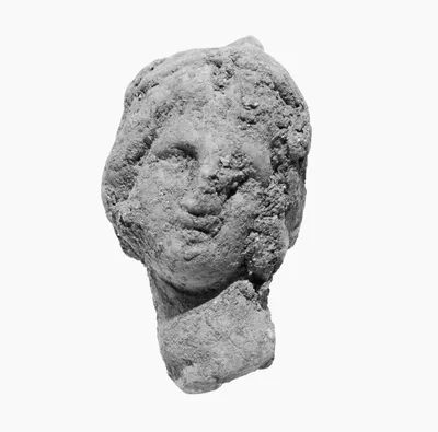 Head with Melon Coiffure and Wreath