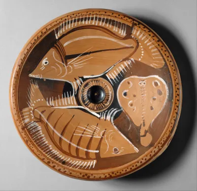 Terracotta fish-plate