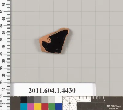 Terracotta fragment of a kylix (drinking cup)