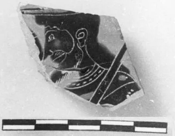KRATER, CALYX, FRAGMENT (ATHENIAN, BLACK-FIGURE)