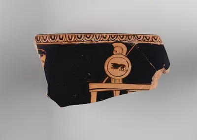 Attic Red-Figure Skyphos Fragment